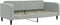 vidaXL - Slaapbank - 90x200 - cm - fluweel - lichtgrijs
