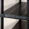 vidaXL - Opbergrek - 5-laags - 340x40x185 - cm - kunststof - zwart