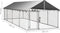 vidaXL - Hondenkennel - voor - buiten - met - dak - 600x200x150 - cm
