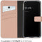 Selencia Google Pixel 8 - Echt Lederen Bookcase - 3 Pashouders - Dusty Pink
