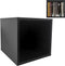 LP vinyl opbergkast kubus - platenkast - lp vinyl platen opbergrek - zwart