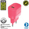 Muvit for Change - Oplader - 25 W - Magenta
