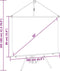 vidaXL - Projectiescherm - met - statief - 16:9 - 100''