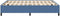 vidaXL - Bedframe - Blauw - 180x200 - cm - Corduroy - Stoffen