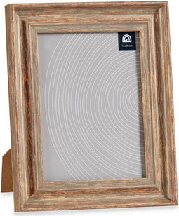 Fotolijsten Koper 21 x 2 x 26 cm Kristal Hout Bruin Plastic