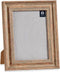 Fotolijsten Koper 21 x 2 x 26 cm Kristal Hout Bruin Plastic