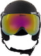 SINNER TYPHOON VISOR - Unisex Skihelm - Rood spiegelvizier - MATTE BLACK - Maat S