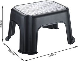 Rotho Paso - Opstapje - Draagkracht 150kg - Zilver metallic