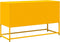 vidaXL - Tv-meubel - 100,5x39x60,5 - cm - koudgewalst - staal - mosterdgeel