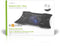 Nedis NBCR101BK - Koelstandaard voor notebooks tot 17 inch - Stille ventilator 12,5 cm