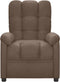 vidaXL Leunstoel stof taupe