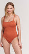 Shiwi RENEE - swimsuit - LANGKAWI ZEBRA STRUCTURE - spice route brown - 36