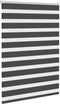 vidaXL - Zebra - rolgordijn - 110x150 - cm - stofbreedte - 105,9 - cm - zwart