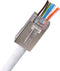Hirschmann QCRJ45 CAT6 F SHOP Quick Connect krimp connectoren (STP) met doorsteekmontage (vast) - 10 stuks (incl. huls)