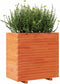 vidaXL - Plantenbak - 70x40x72 - cm - massief - grenenhout - wasbruin