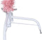 vidaXL - Kunstkerstboom - met - standaard - half - 120 - cm - PVC - roze