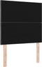 vidaXL - Hoofdbord - met - Diamant - Blokken - Ontwerp - - - Donkergrijs - - - 100 - cm - - - Stof