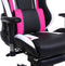 Gamestoel Tornado Relax - bureaustoel - met voetsteun - ergonomisch - zwart roze