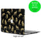 Lunso Geschikt voor MacBook Air 13 inch (2018-2019) cover hoes - case - Leopard Black