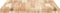 vidaXL - Wastafelblad - 80x60x4 - cm - onbehandeld - massief - acaciahout