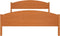 vidaXL - Bedframe - massief - grenenhout - honingbruin - 140x200 - cm