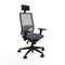 Bureaustoel met hoofdsteun Piqueras y Crespo 3D066N1 Donker grijs