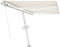vidaXL - Luifel - handmatig - uittrekbaar - met - LED - 300x250 - cm - crèmekleurig