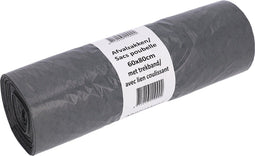 Afvalzak cleaninq 60x80cm rcycld t30 60l grijs | 10 stuks