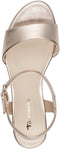 Tamaris ESSENTIALS - Dames Sandalen - Blokhak 4,5 cm - CHAMPAGNE