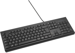 Kensington KB100 EQ - Bedraad Toetsenbord - Morsbestendig - ISO Full-size (1 stuk)