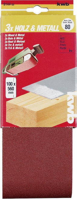 KWB 914408 - Schuurbanden - Edelkorund met aluminiumoxide - (1 stuk)