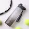 Hup Motivatie Drinkfles - Waterfles 1 Liter - Tijdmarkering en Drinktuit - Zwart/Wit