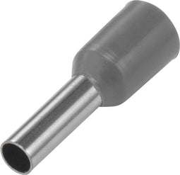 TRU COMPONENTS 1091281 Adereindhulzen 2.50 mm² Deels geïsoleerd Grijs 100 stuk(s)