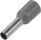 TRU COMPONENTS 1091281 Adereindhulzen 2.50 mm² Deels geïsoleerd Grijs 100 stuk(s)