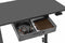 Bureau zit sta verrijdbaar - laptoptafel - in hoogte verstelbaar - 91.5 x 56 cm