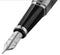 Waterman Exception vulpen | Metaal-blauwe lak met palladium detail en Geëtste dop | 18K Gouden medium penpunt | met Geschenkdoos