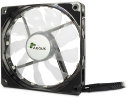 Inter-Tech L-12025 Aura - Ventilator 120mm - Multi verlichting - Zwart