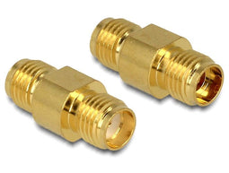 Delock 88478 - SMA (v) - SMA (v) koppelstuk 50 Ohm - Goud