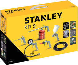 Compressorgereedschapset voor schilderen en blazen Stanley KIT9