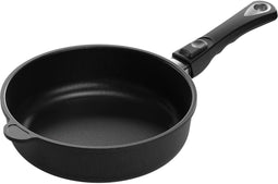 AMT Gastroguss Braadpan Ø 24 cm - Non-stick coating - Geschikt voor inductie - Verwijderbare handgreep - 7 cm hoog