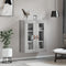 vidaXL - Wandkast - 69,5x34x90 - cm - grijs - sonoma - eikenkleurig