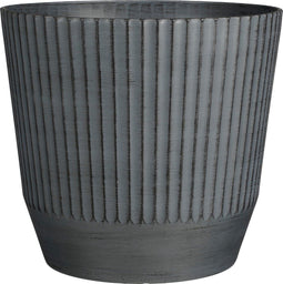Mica Decorations Rio - Bloempot voor Buiten - H41 x Ø45 cm - Donkergrijs