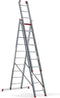 Altrex Atlantis - Reformladder 3-delig - 3x10 treden - Belastbaar tot 150 kg