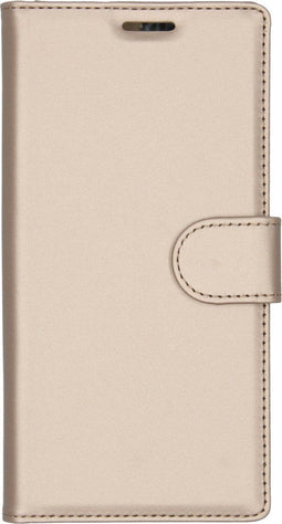 Accezz Hoesje Geschikt voor Samsung Galaxy Note 10 Hoesje Met Pasjeshouder - Accezz Wallet Softcase Bookcase - goud