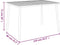 vidaXL - Tuintafel - 110x80x71 - cm - staal - antracietkleurig