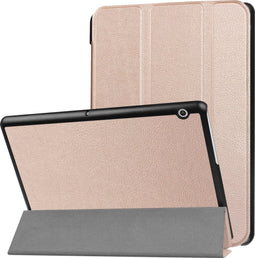 iMoshion Huawei MediaPad T3 - Trifold Bookcase - Auto-wake functie - Rosé goud