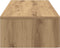 vidaXL - Wandschap - met - lades - 100x36x19 - cm - bewerkt - hout - artisanaal - eiken