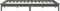 vidaXL - Bedframe - massief - grenenhout - grijs - 135x190 - cm