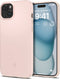 Spigen Thin Fit - Back Cover - Schokabsorberend - Lichtroze