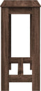 vidaXL - Bartafel - 102x50x103,5 - cm - bewerkt - hout - bruin - eikenkleurig